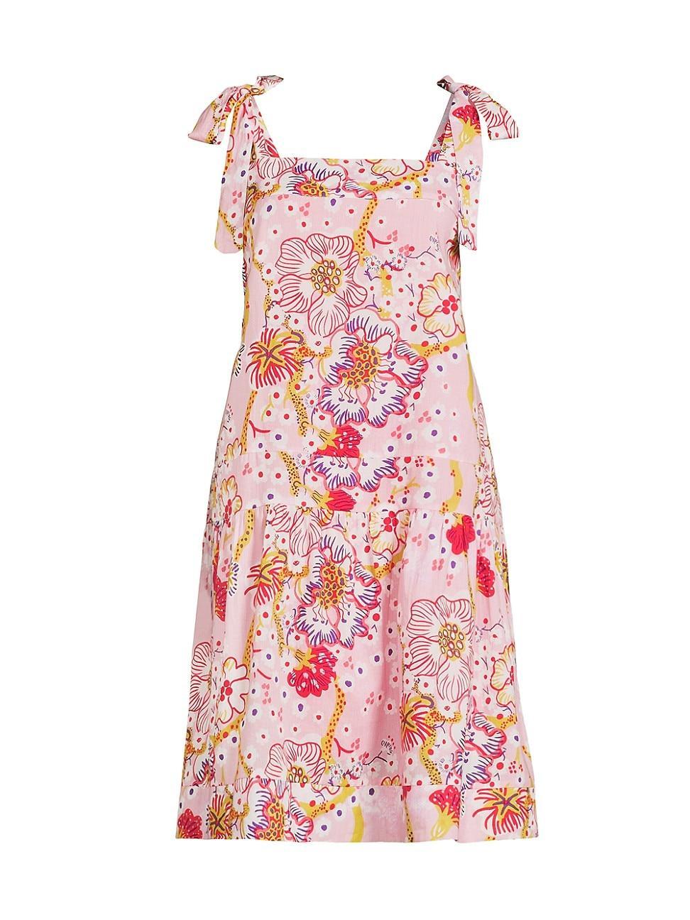 Womens Aspen Squareneck Floral Dress Product Image