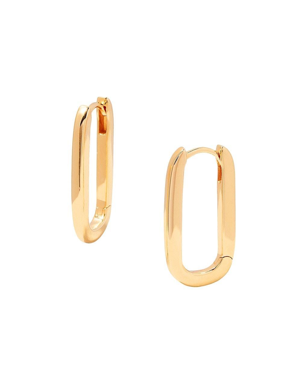 Womens Aurora 14K Gold-Vermeil Hoop Earrings Product Image