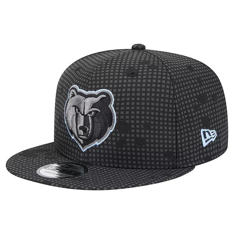 Mens New Era Black Memphis Grizzlies Midnight Ink Pop Outline 9FIFTY Snapback Hat Product Image