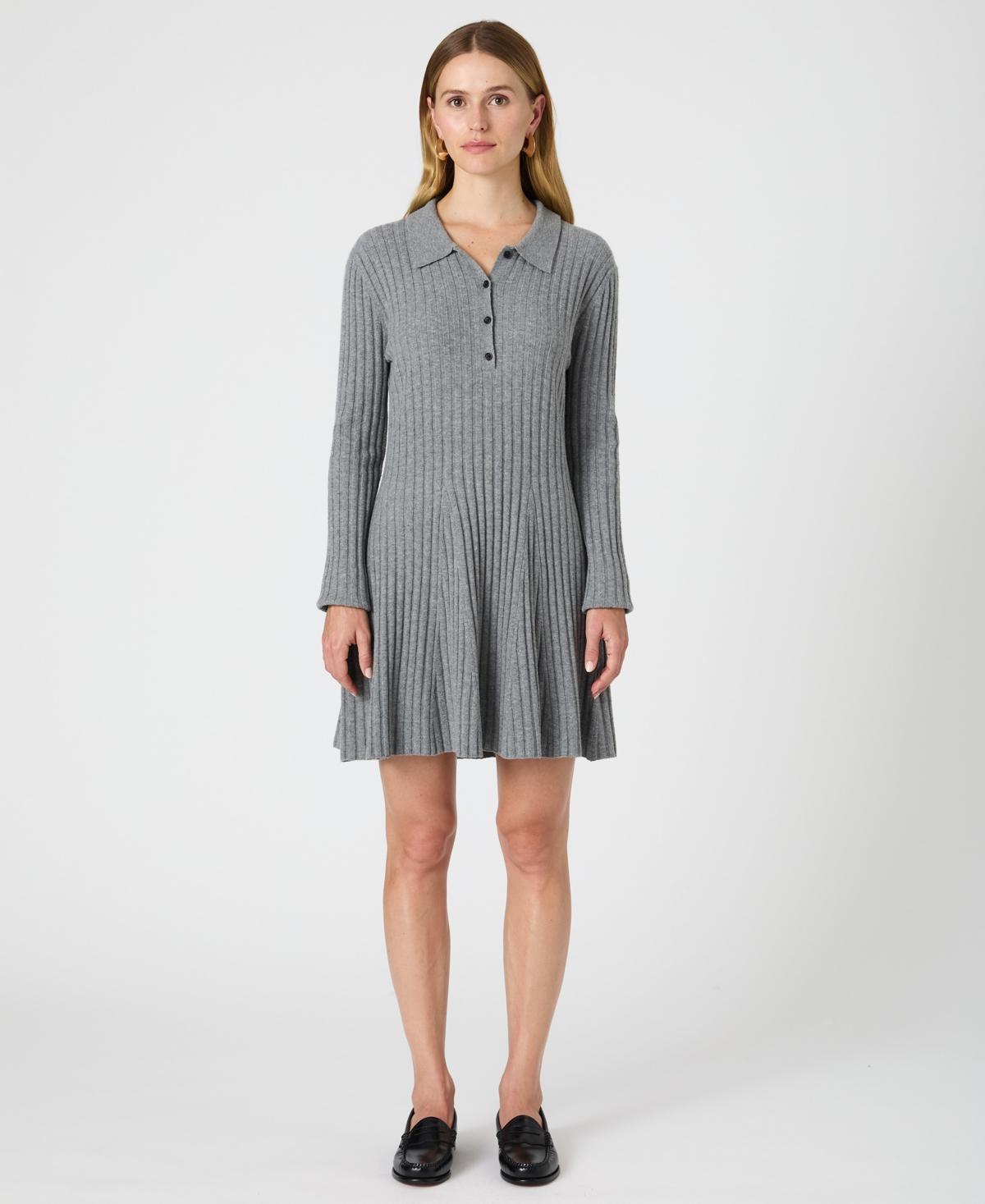 French Connection Womens Vhari Button-Up Mini Sweater Dress Product Image