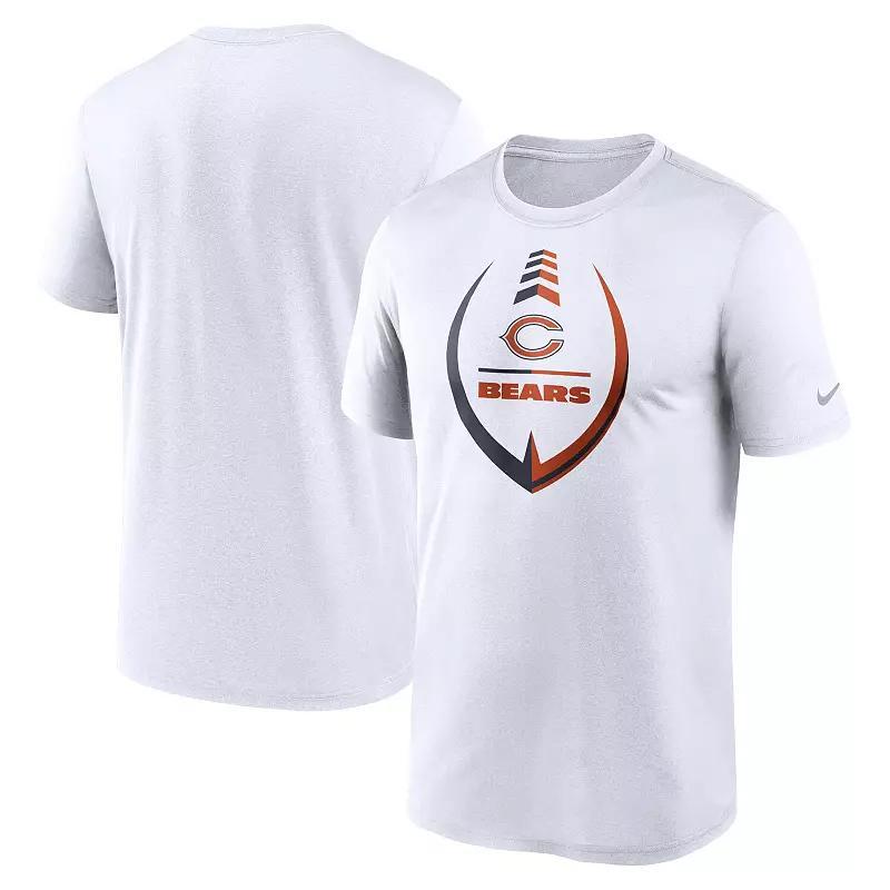 Mens Nike White Cleveland Browns Icon Legend Performance T-shirt Product Image