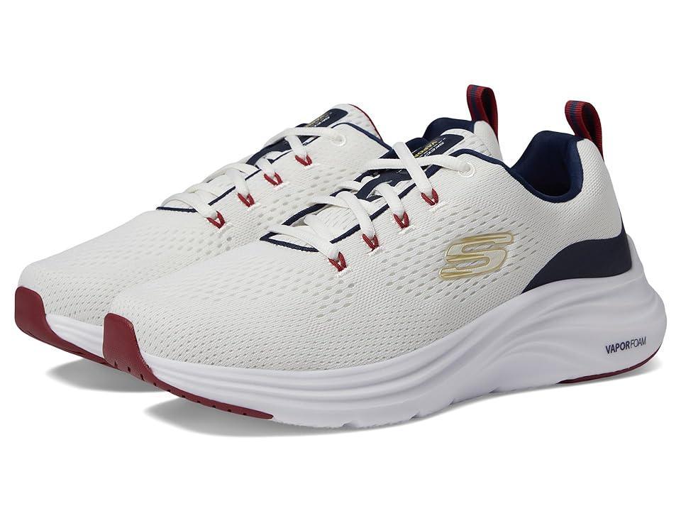 SKECHERS Vapor Foam (White/Navy/Red) Men's Shoes Product Image