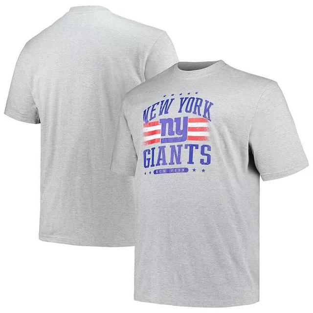 Mens Fanatics New York Giants Big & Tall Americana T-Shirt Blue Product Image