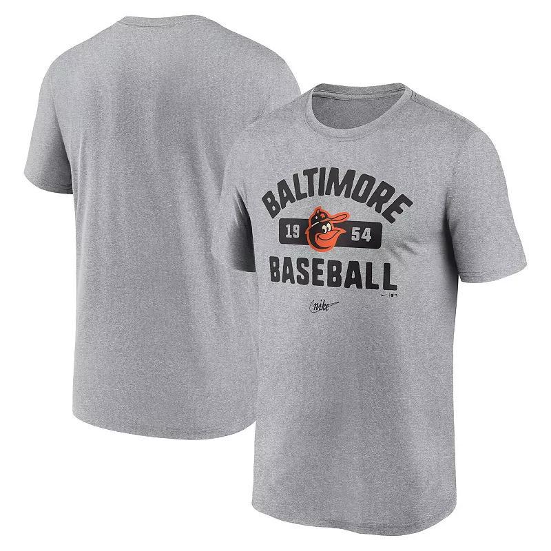 Mens Nike Heather Gray Baltimore Orioles Legend T-Shirt Product Image