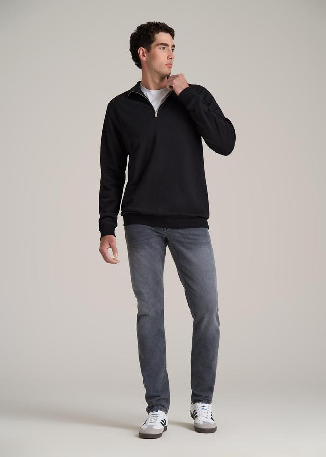 Wearever 2.0 French Terry Quarter-Zip Tall Men's Sweatshirt in Black Male Product Image