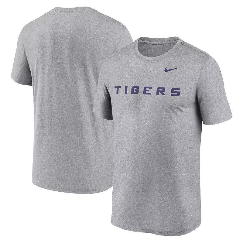 Mens Nike Heather Gray Buffalo Bills Legend Team Shoutout Performance T-Shirt Product Image