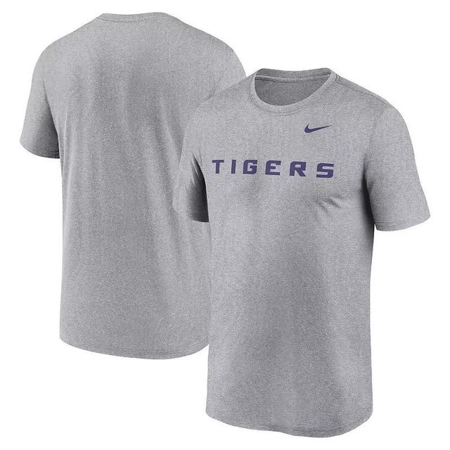 Mens Nike Heather Gray Buffalo Bills Legend Team Shoutout Performance T-Shirt Product Image