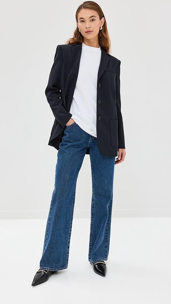 Tibi Tropical Wool Max Blazer | Shopbop Product Image