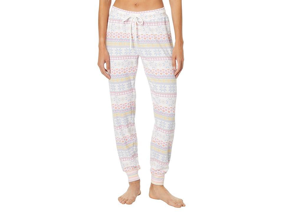 P.J. Salvage Nordic Nights Joggers (Ivory) Women's Pajama Product Image