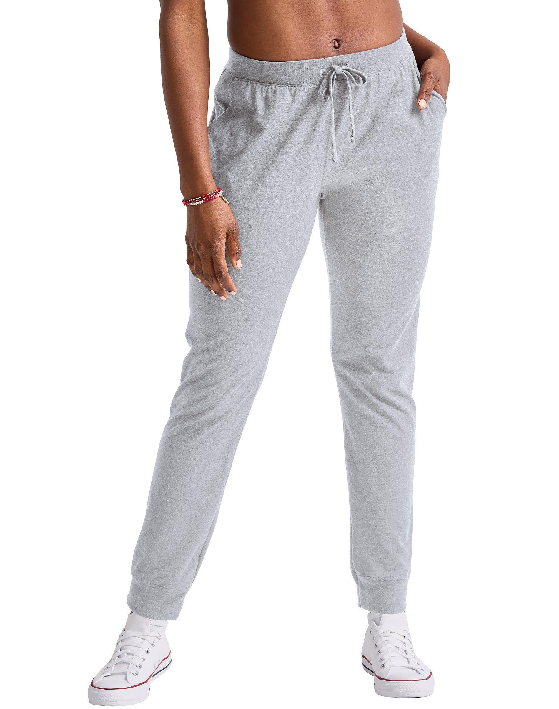 Hanes Originals Womens Tri-Blend Joggers, 29 Silverstone Heather 2XL Product Image