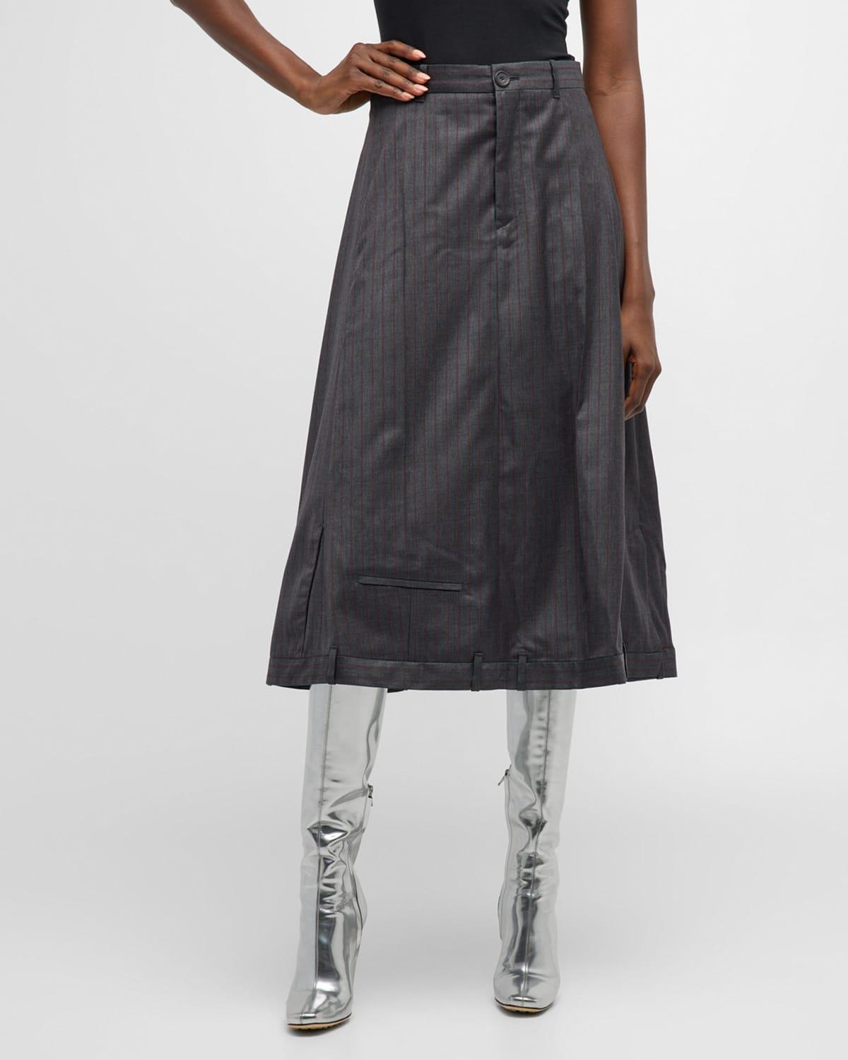 Womens Deconstructed A-Line Skirt product image