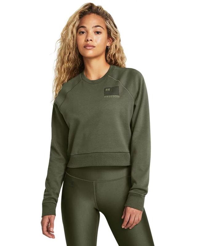 Women's UA Rival Freedom Crop Crew Product Image