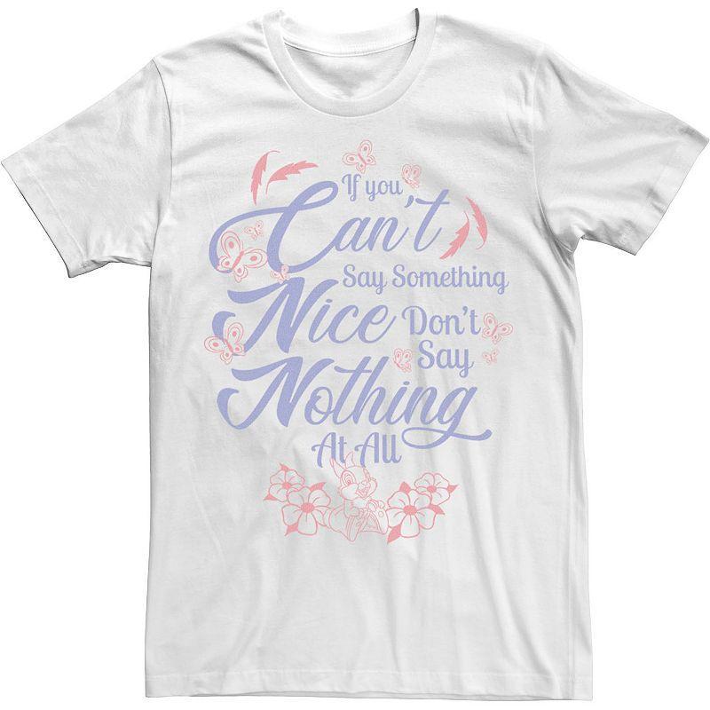 Disneys Bambi If You Cant Say Something Nice Quote Mens Tee Product Image