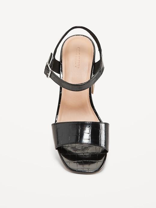 Strappy Block Heel Sandals Product Image