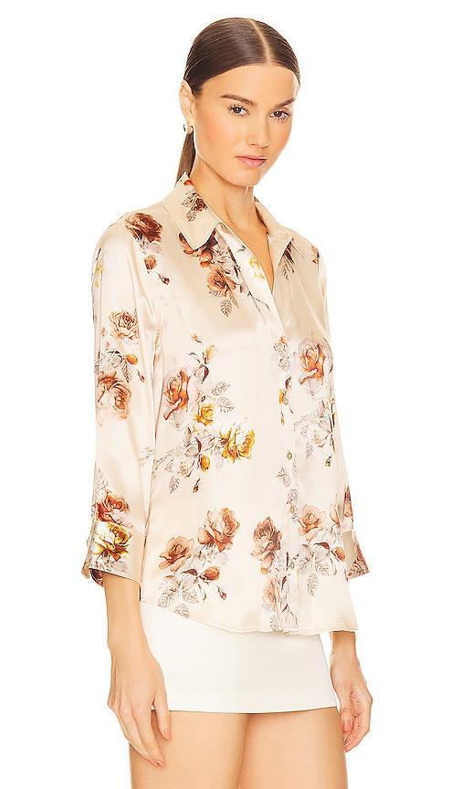 L'AGENCE Dani Shirt Beige. (also in XS). Product Image