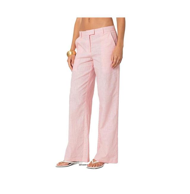 Edikted Womens Arya linen look pants Product Image