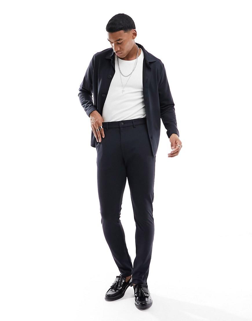 Jack & Jones Premium slim fit jersey suit pants Product Image