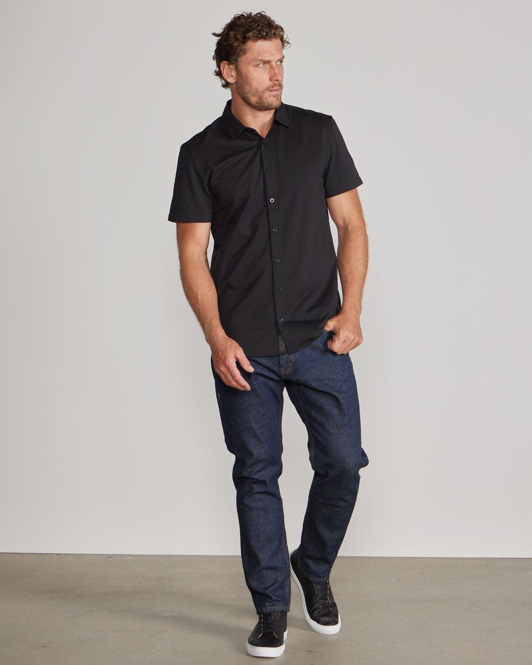 Vista Stretch Short Sleeve Button Down Product Image