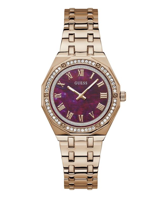 Guess Womens Analog Rose Gold Stainless Steel Watch 36mm - Rose Gold Product Image