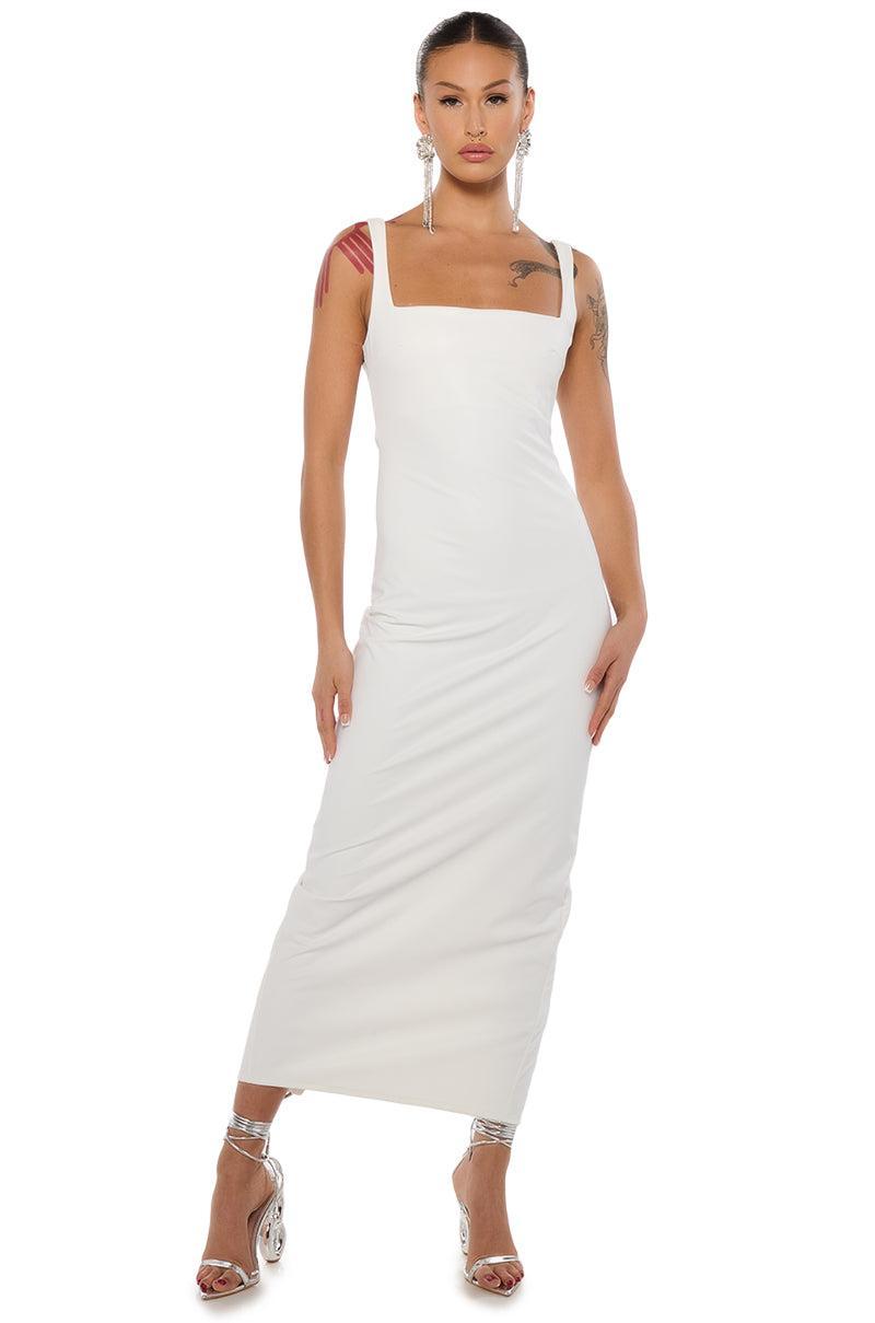 REINA PU MAXI DRESS Product Image