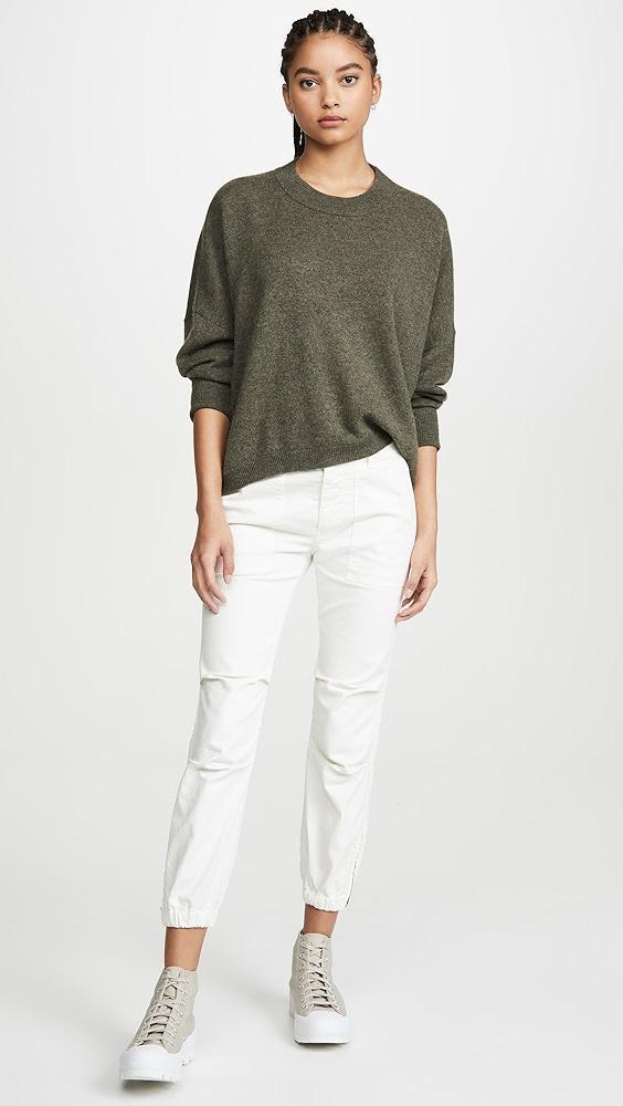 Nili Lotan Cropped Military Twill Pants | Shopbop Product Image