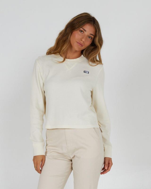 Seascape Thermal L/S Tee - Off White Product Image