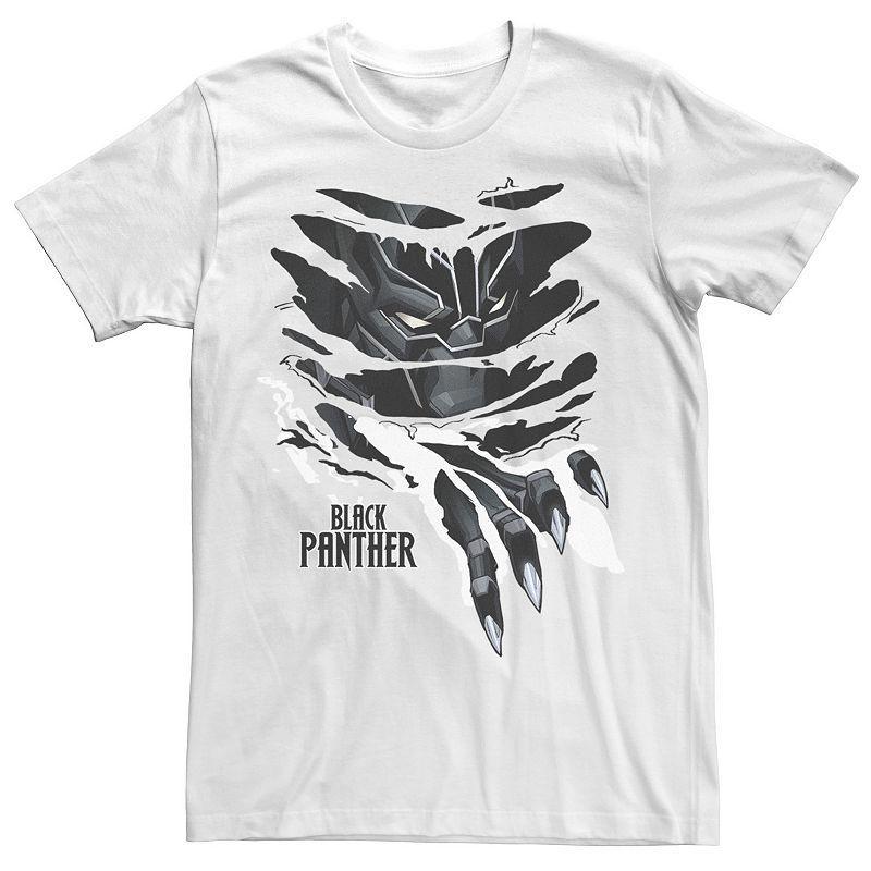 Big & Tall Marvel Black Panther Scratch Through Tee, Mens Product Image