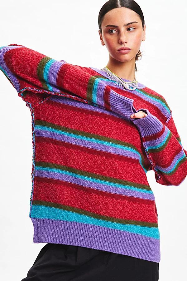 BDG Oaklyn Oversized Crew Neck Pullover Sweater Womens at Urban Outfitters Product Image