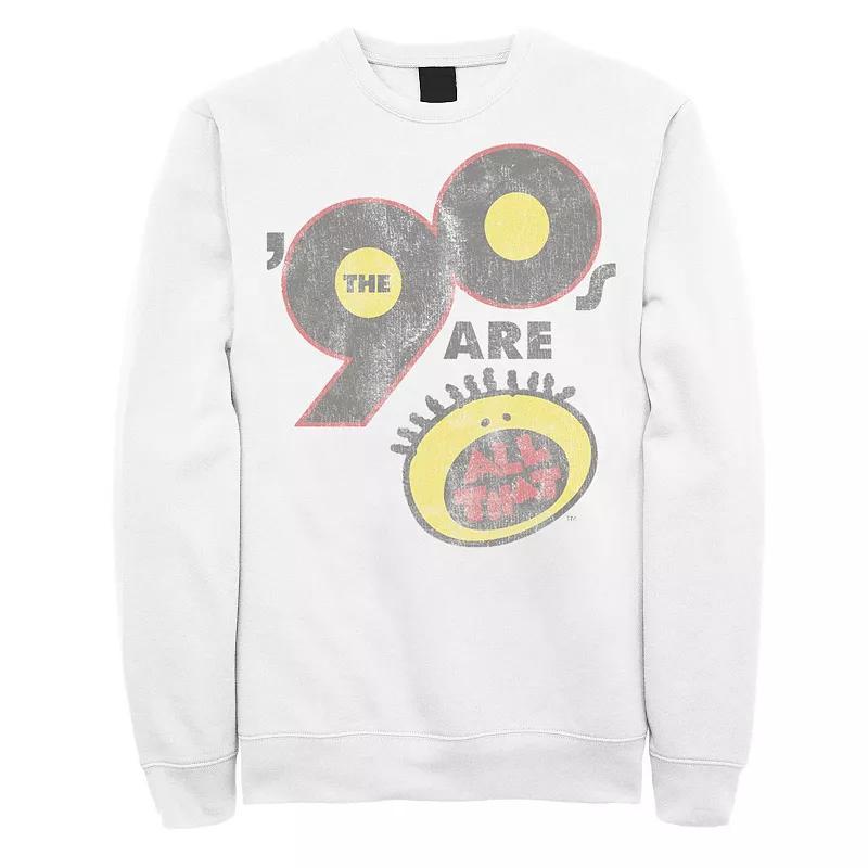 Mens Nickelodeon All That The Nineties Are Vintage Retro Sweatshirt Product Image