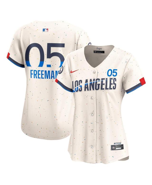 Womens Nike Cream Los Angeles Dodgers Freddie Freeman 2024 City Connect Limited Player Jersey - Cream Product Image