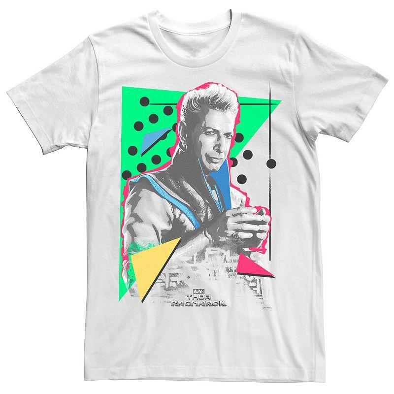 Mens Marvel Thor Ragnarok The Grandmaster 90s Retro Stare Graphic Tee Product Image