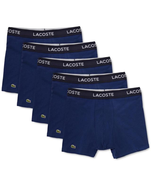 Lacoste Mens 5 Pack Cotton Boxer Brief Underwear Product Image