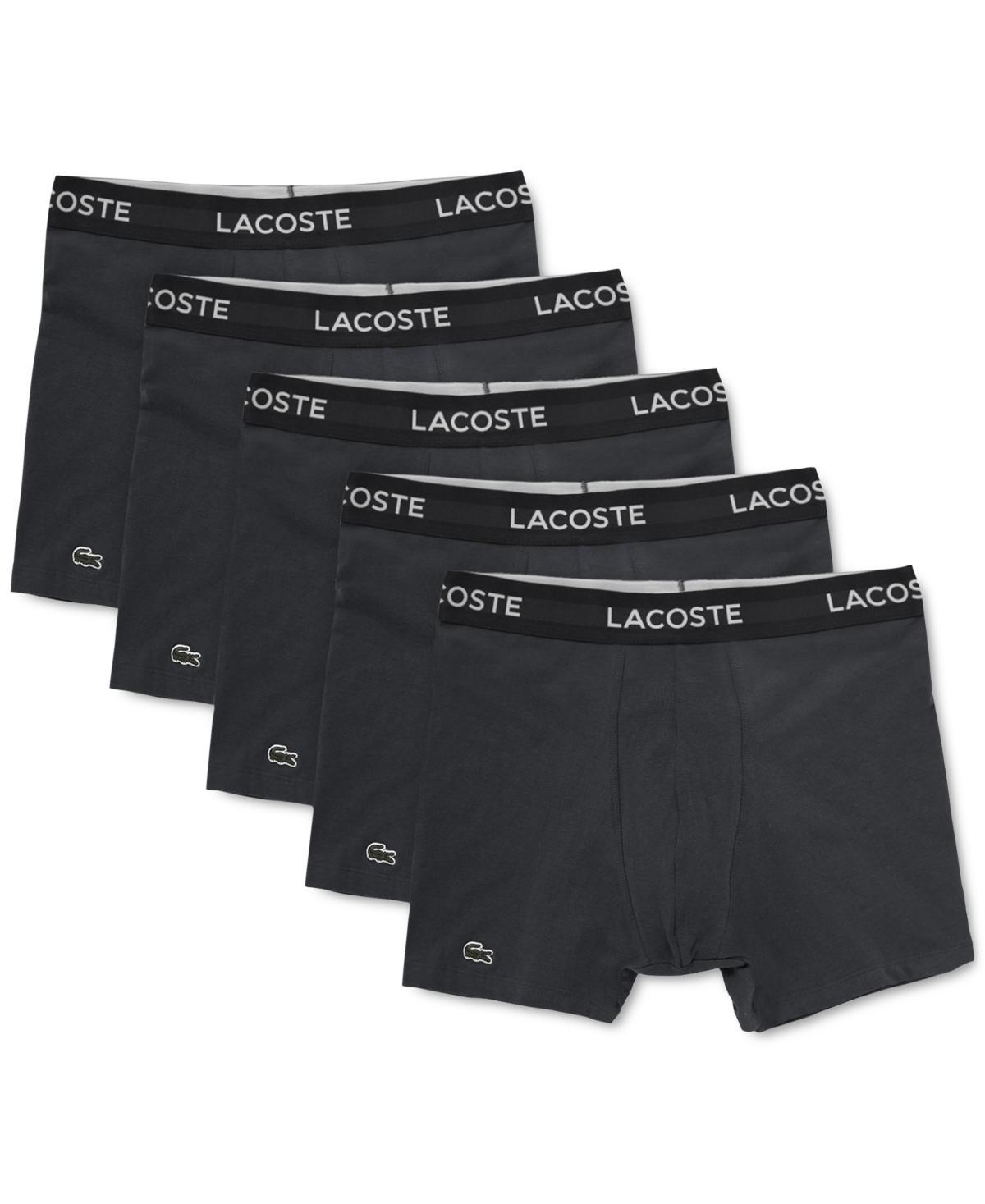 Lacoste Mens 5 Pack Cotton Boxer Brief Underwear Product Image