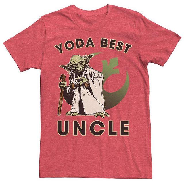 Mens Star Wars Yoda Best Uncle Rebel Logo Tee Product Image