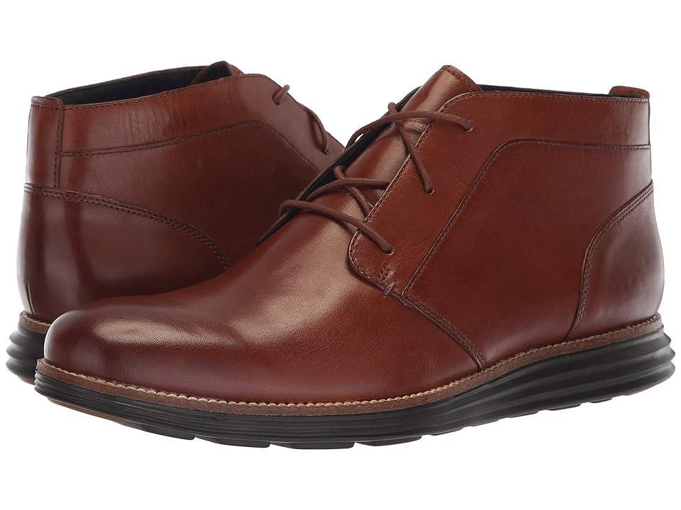 Cole Haan Original Grand Chukka (Black Leather/Black) Men's Shoes Product Image