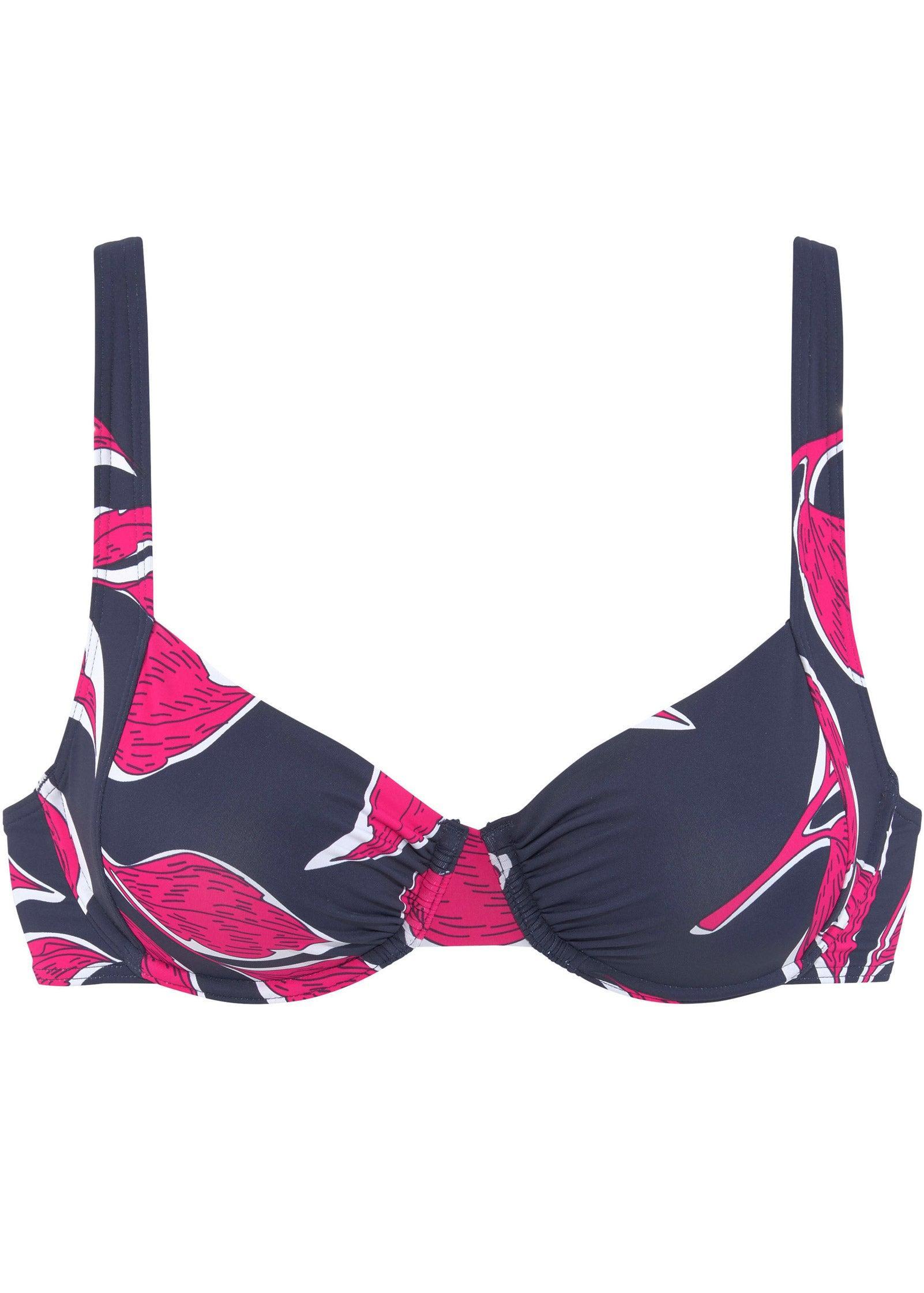 Underwire Bra Bikini Top - Floral Flash Product Image