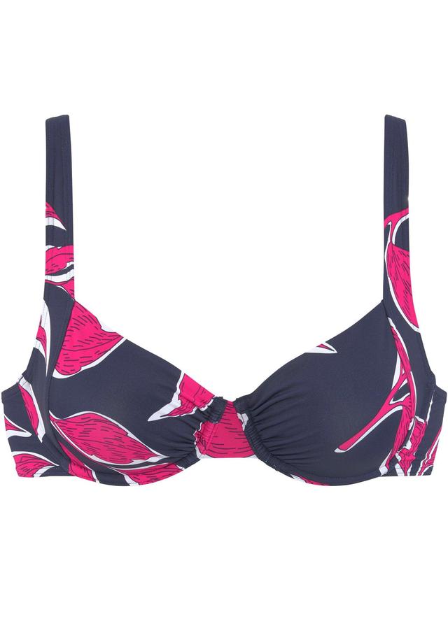 Underwire Bra Bikini Top - Floral Flash Product Image