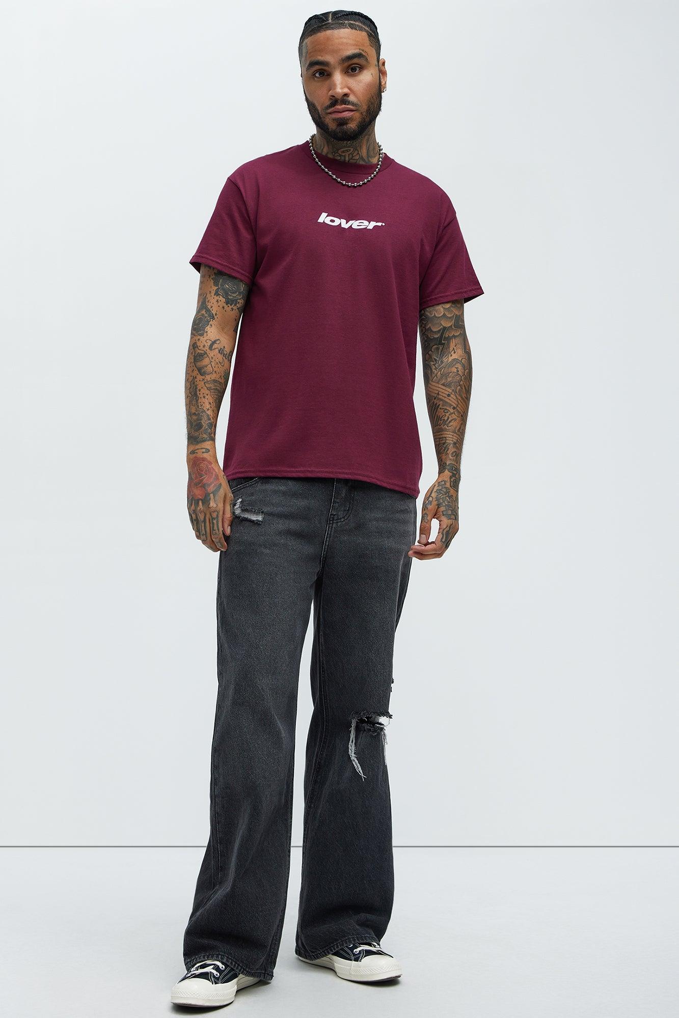 International Movement Short Sleeve Tee - Burgundy Product Image