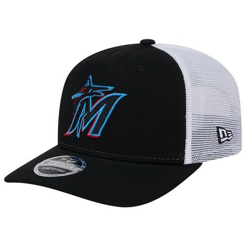 New Era Mens Miami Marlins New Era Miami Marlins CTN Trucker Cap - Mens Product Image