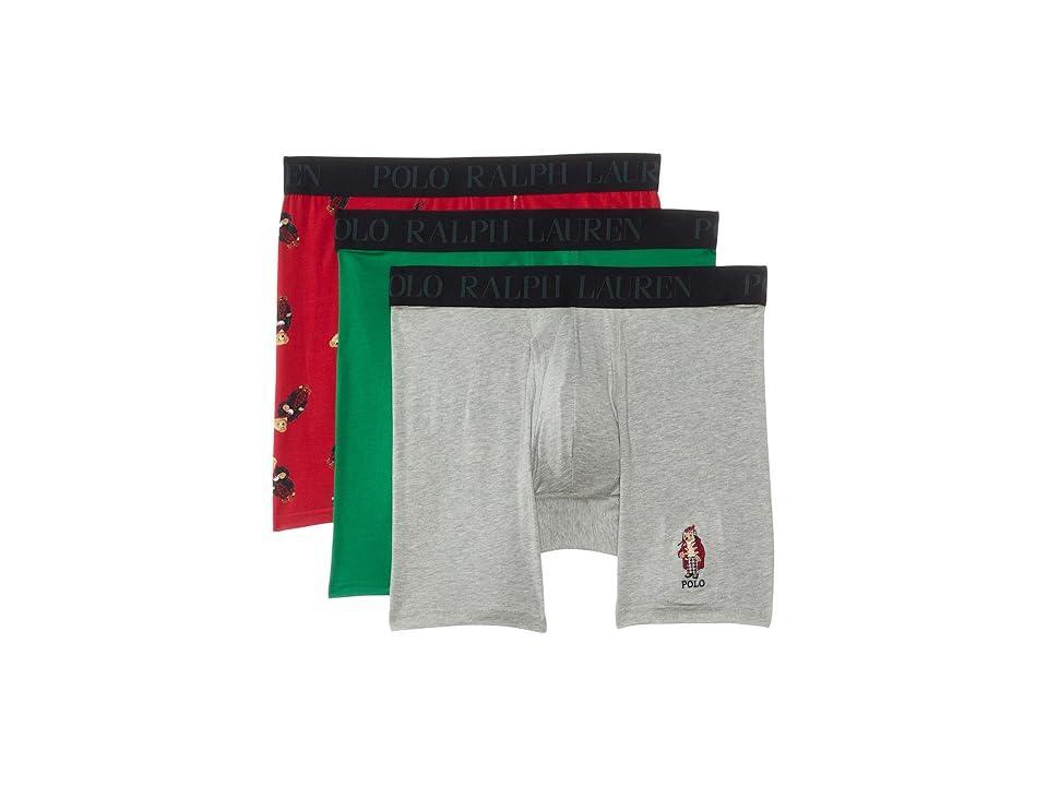 Polo Ralph Lauren Bear Boxer Brief 3-Pack (Multicolor) Men's Underwear Product Image