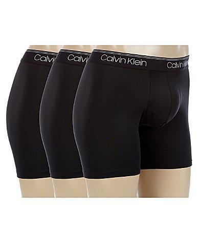 Calvin Klein 3-Pack Low Rise Microfiber Stretch Boxer Briefs Product Image