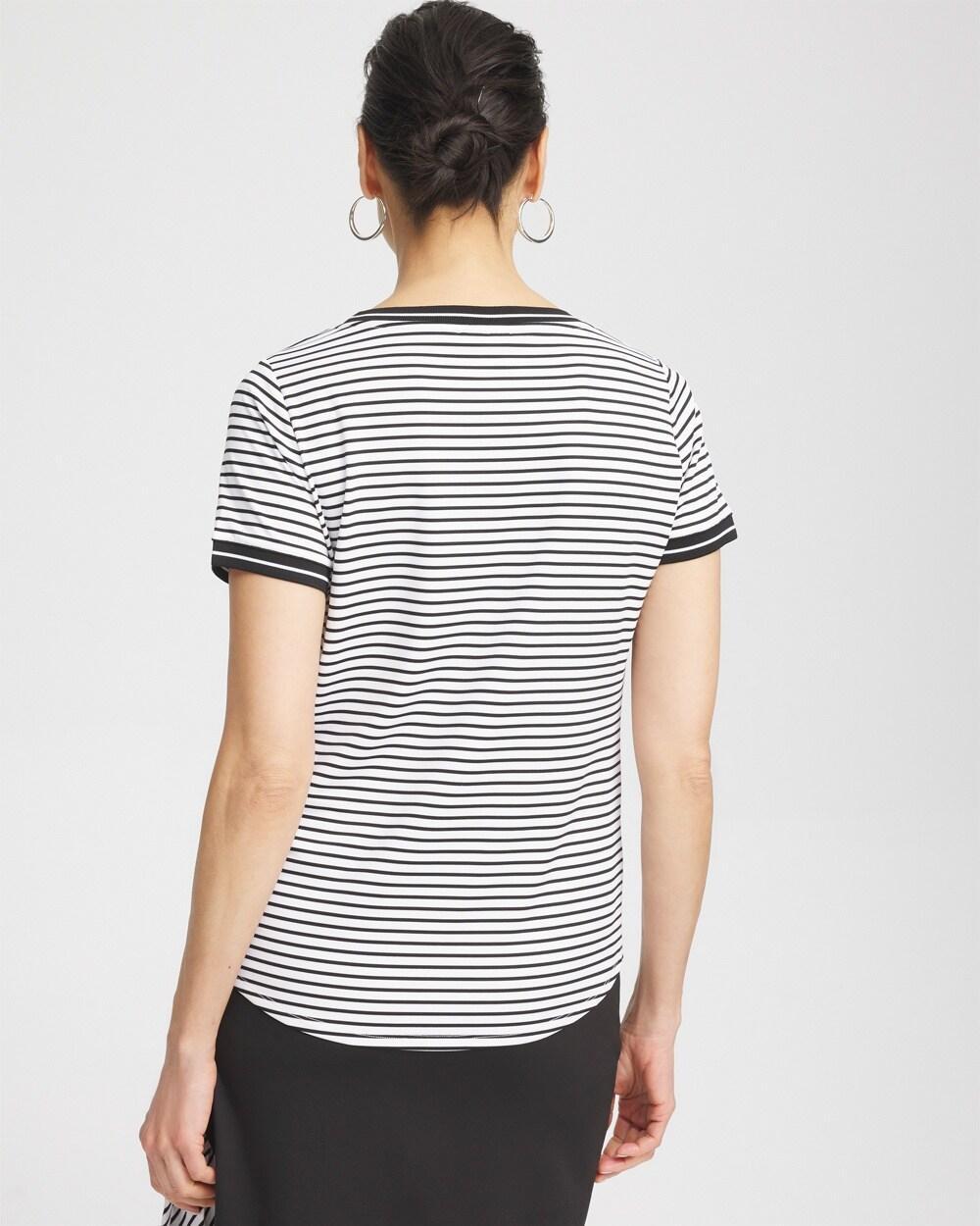 Zenergy® UPF Knit Stripe Tee Product Image