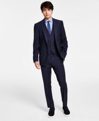 Calvin Klein Mens Slim Fit Wool Infinite Stretch Suit Separates Product Image