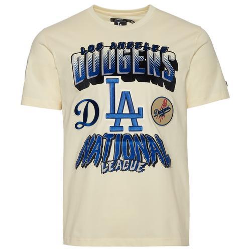 Pro Standard Mens Dodgers Short Sleeve T-Shirt - Beige/Multi Product Image