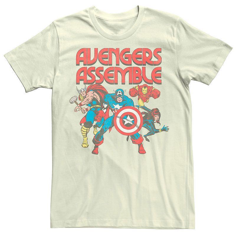 Mens Marvel Avengers Assemble Comic Tee Product Image