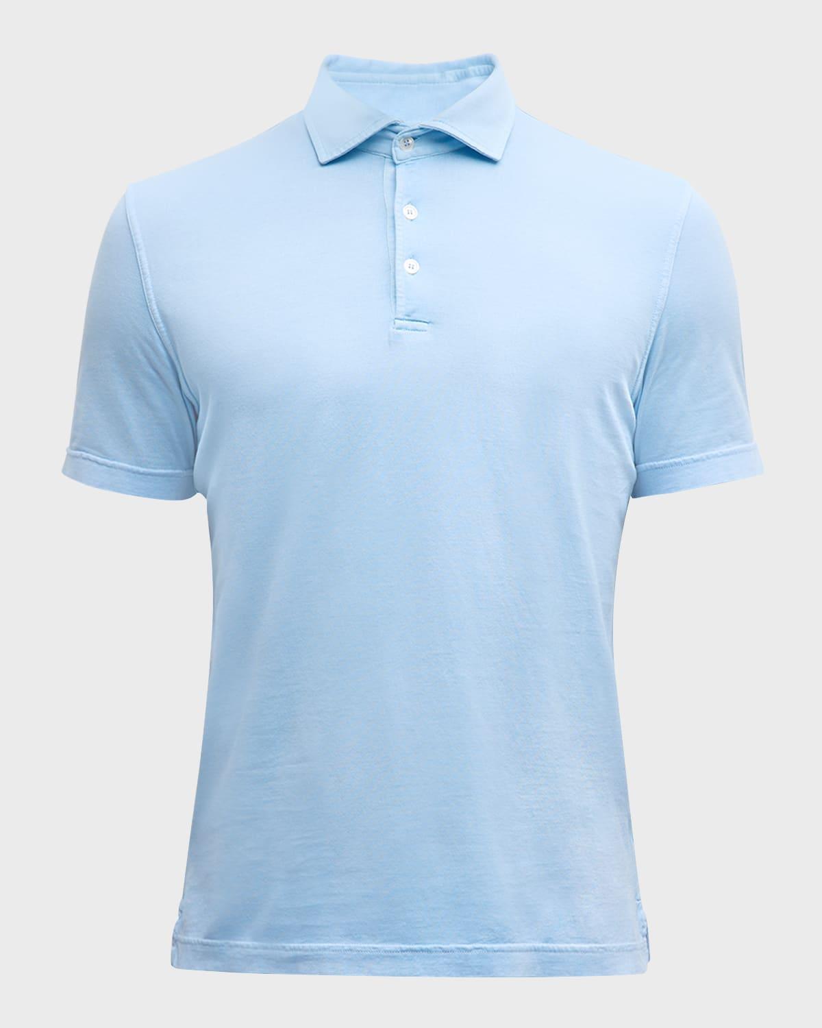 Mens Zero Cotton Jersey Frosted Polo Shirt Product Image