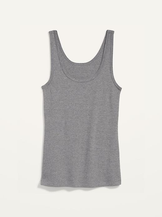 Rib-Knit First Layer Tank Top Product Image