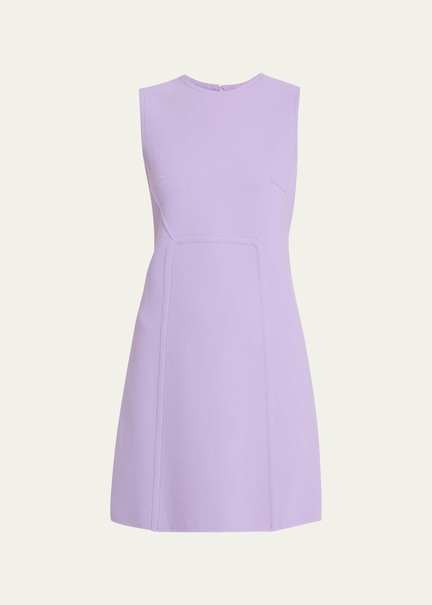 Michael Kors Collection Stretch Wool Blend Crepe Shift Dress Product Image