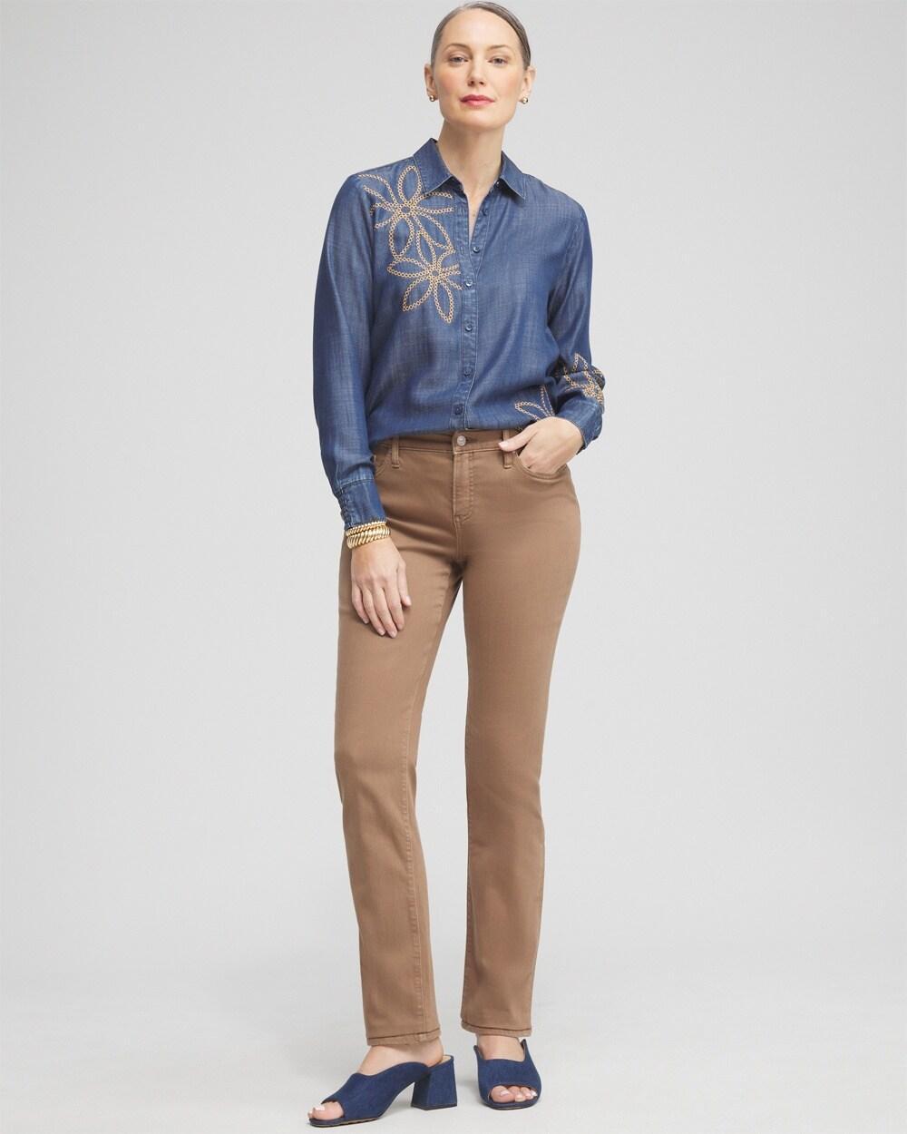 Brigitte Grommet Wide Leg Pants Product Image