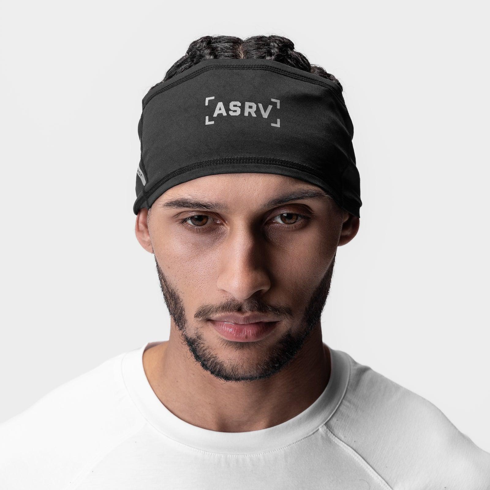 0629. ASRV x Outlast® Phase Change Headband - Black "Reflective ASRV" Product Image